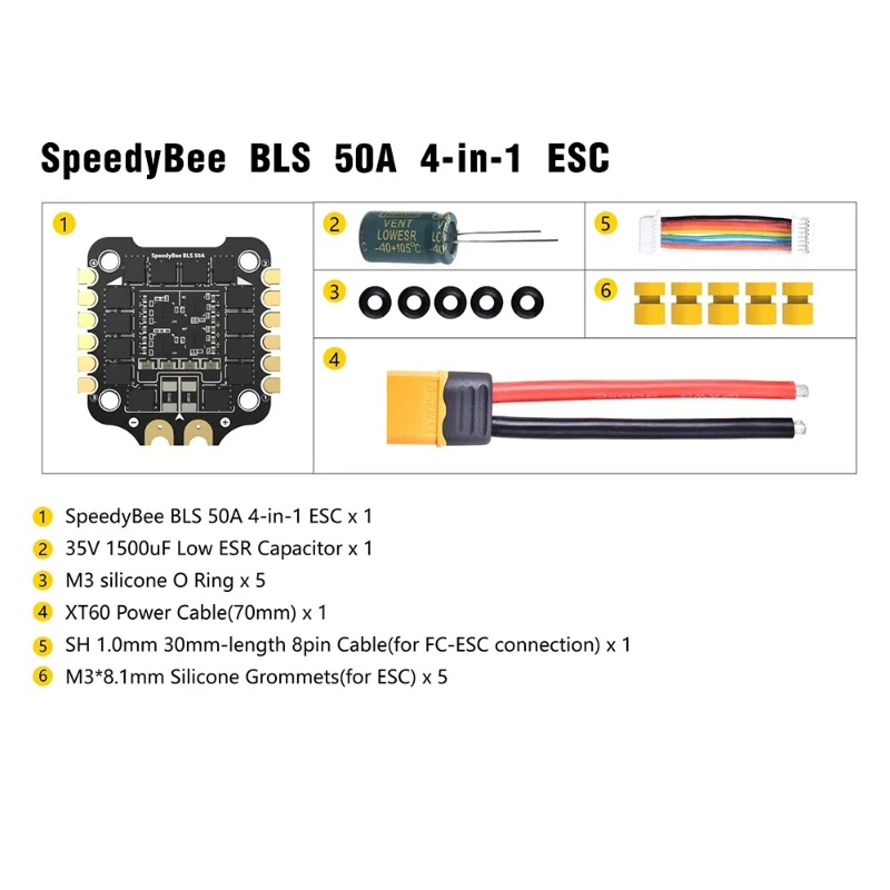 SpeedyBee F405 V3/V4 FC ESC St - Speedybee F405 V4 Bls 55A Stack recensione e prezzo