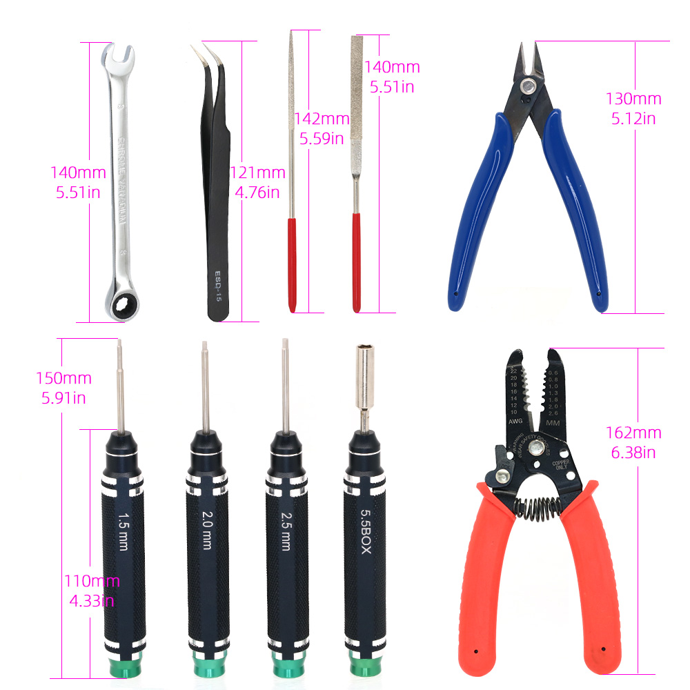 Set di Attrezzi FPV 10 in 1, C - Speedybee F405 V4 Bls 55A Stack recensione e prezzo